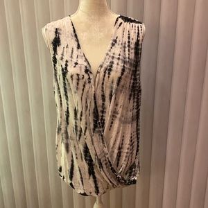 Red Haute Tie-dye Top